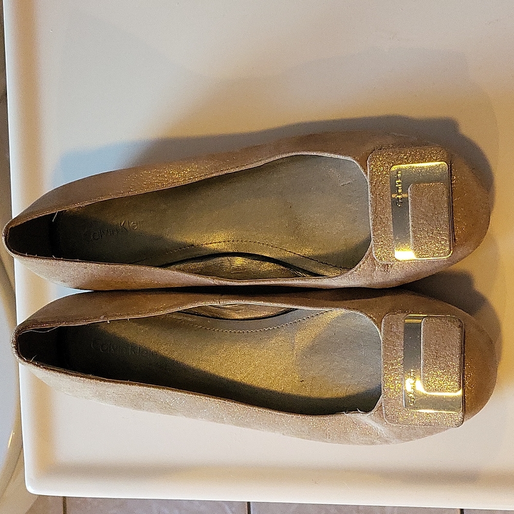 Calvin Klein Nude Flats Size 8M
